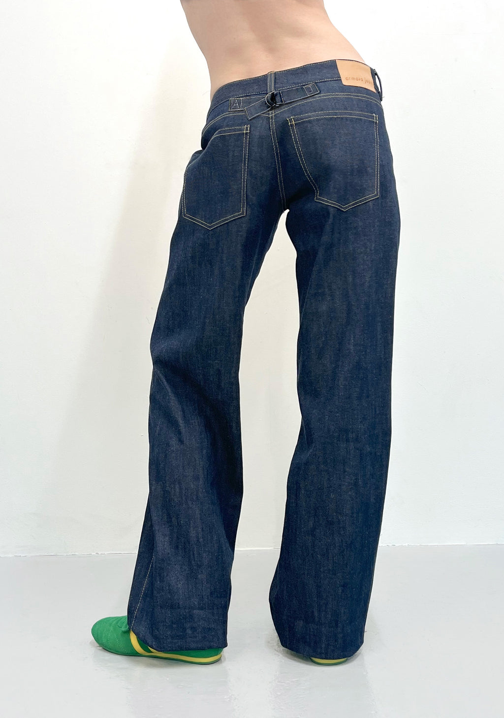 Long Zip Jeans