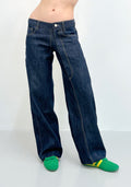 Long Zip Jeans