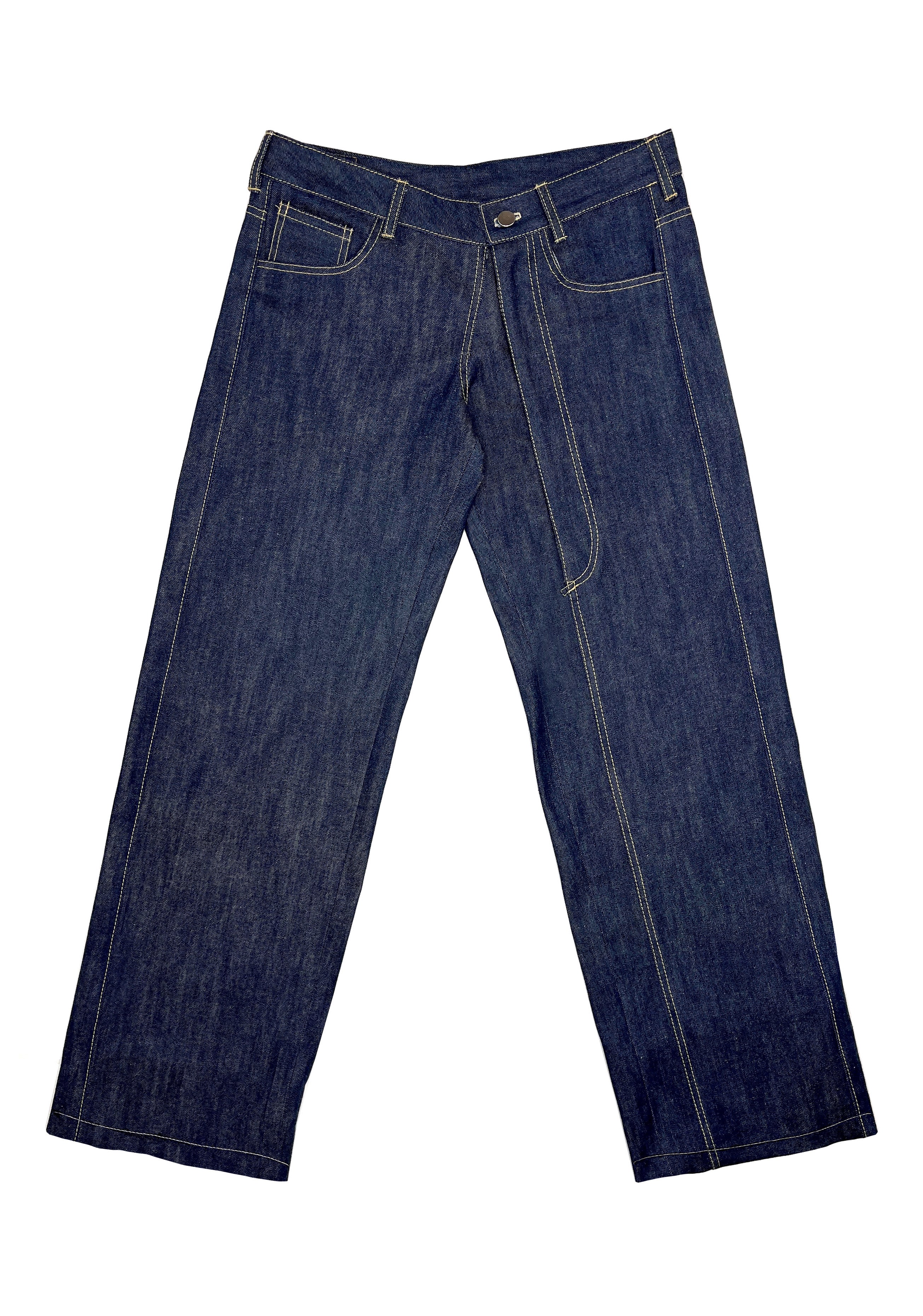 Long Zip Jeans