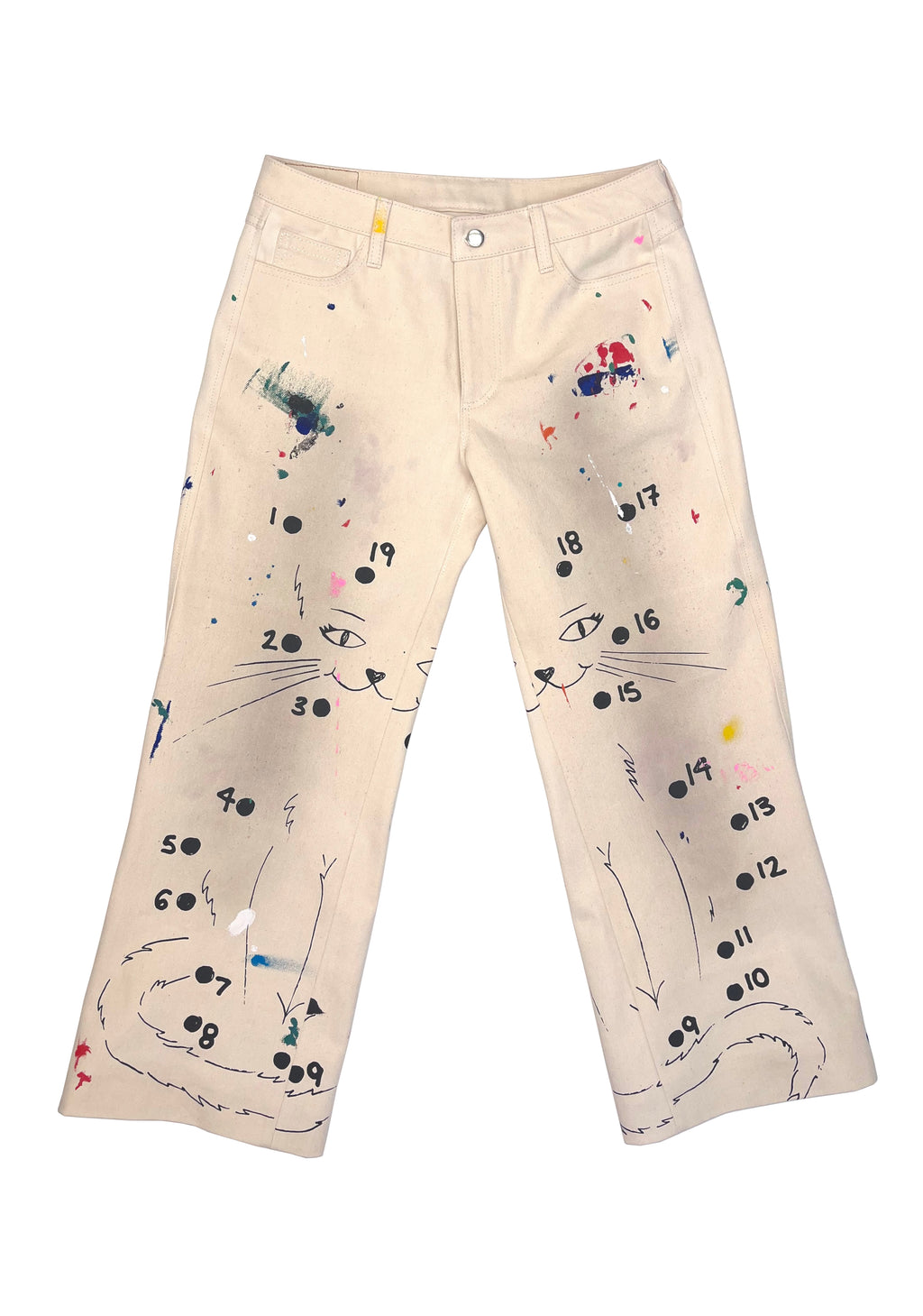 Printed Jeans