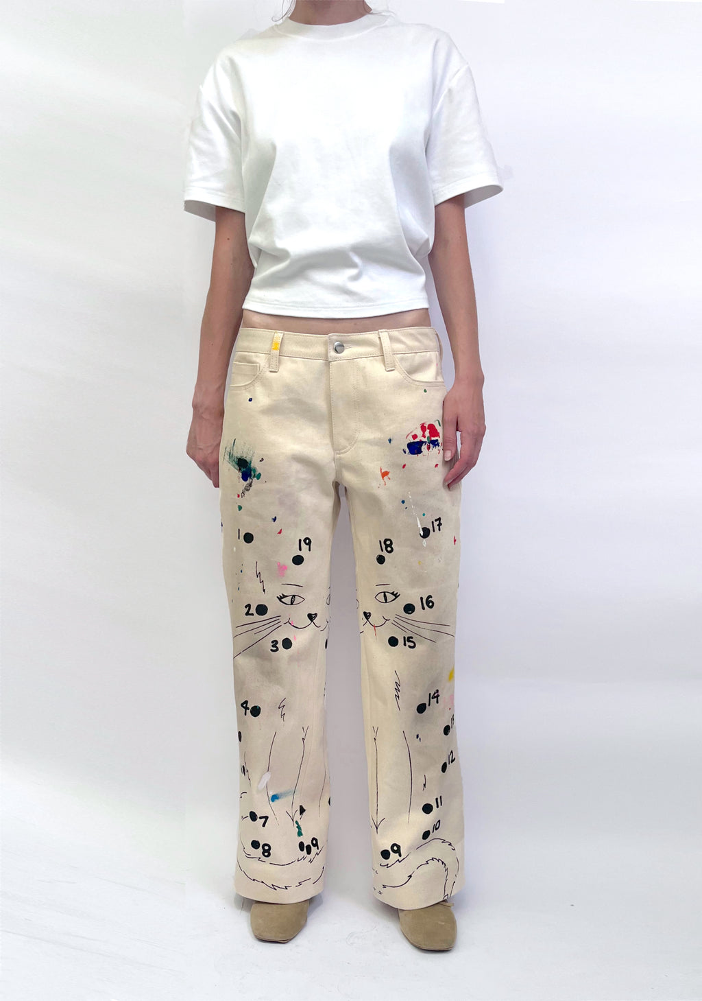 Printed Jeans