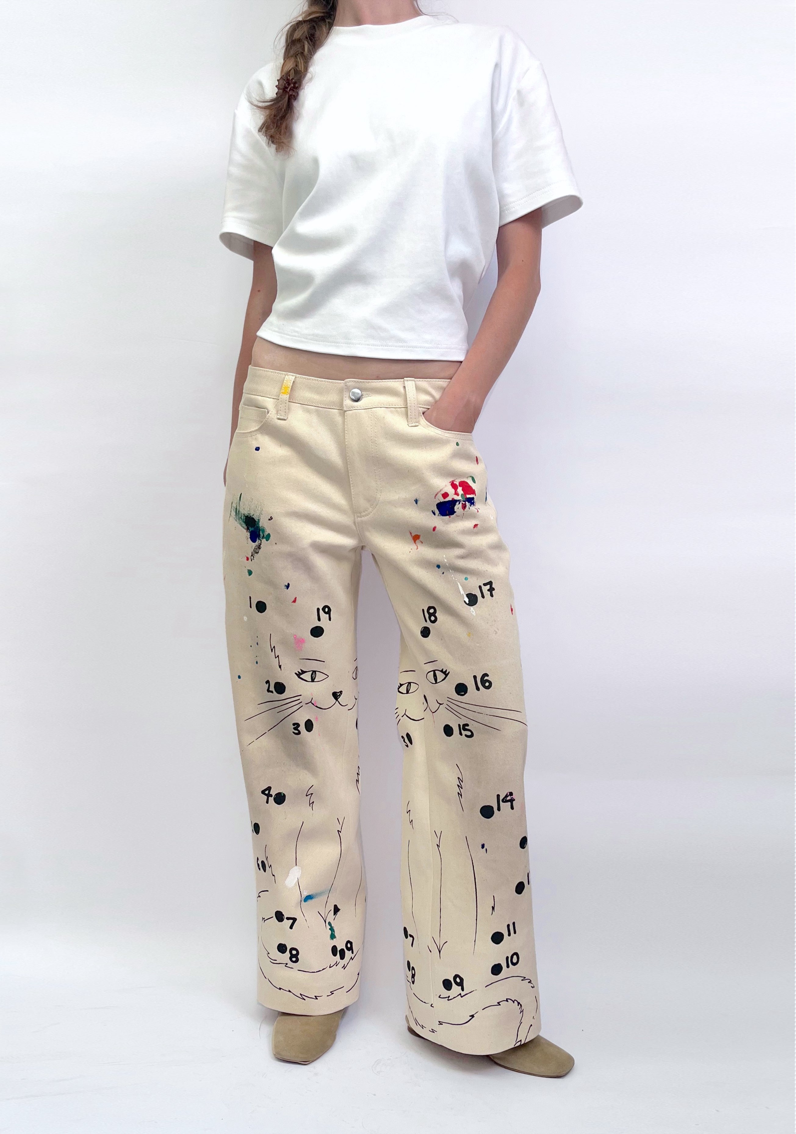Printed Jeans