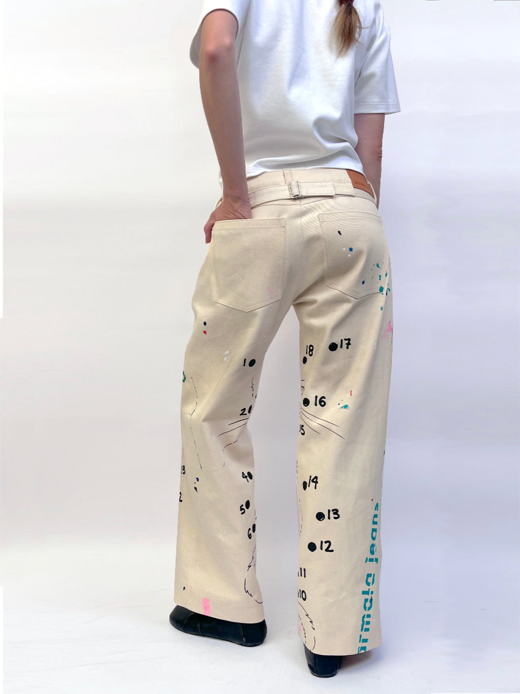 Printed Jeans