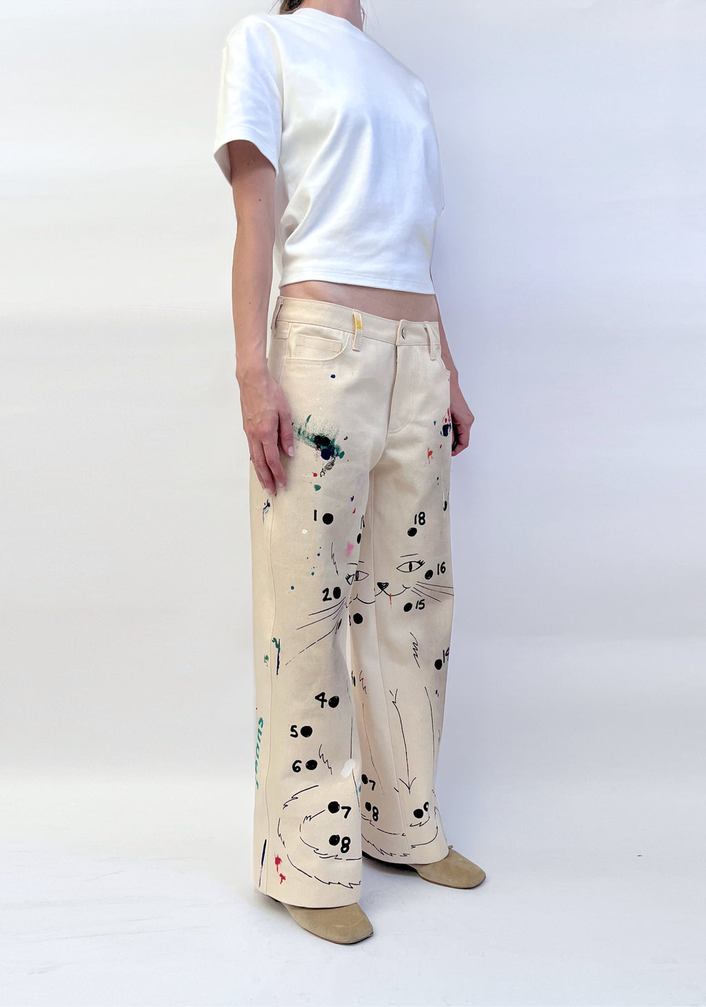 Printed Jeans