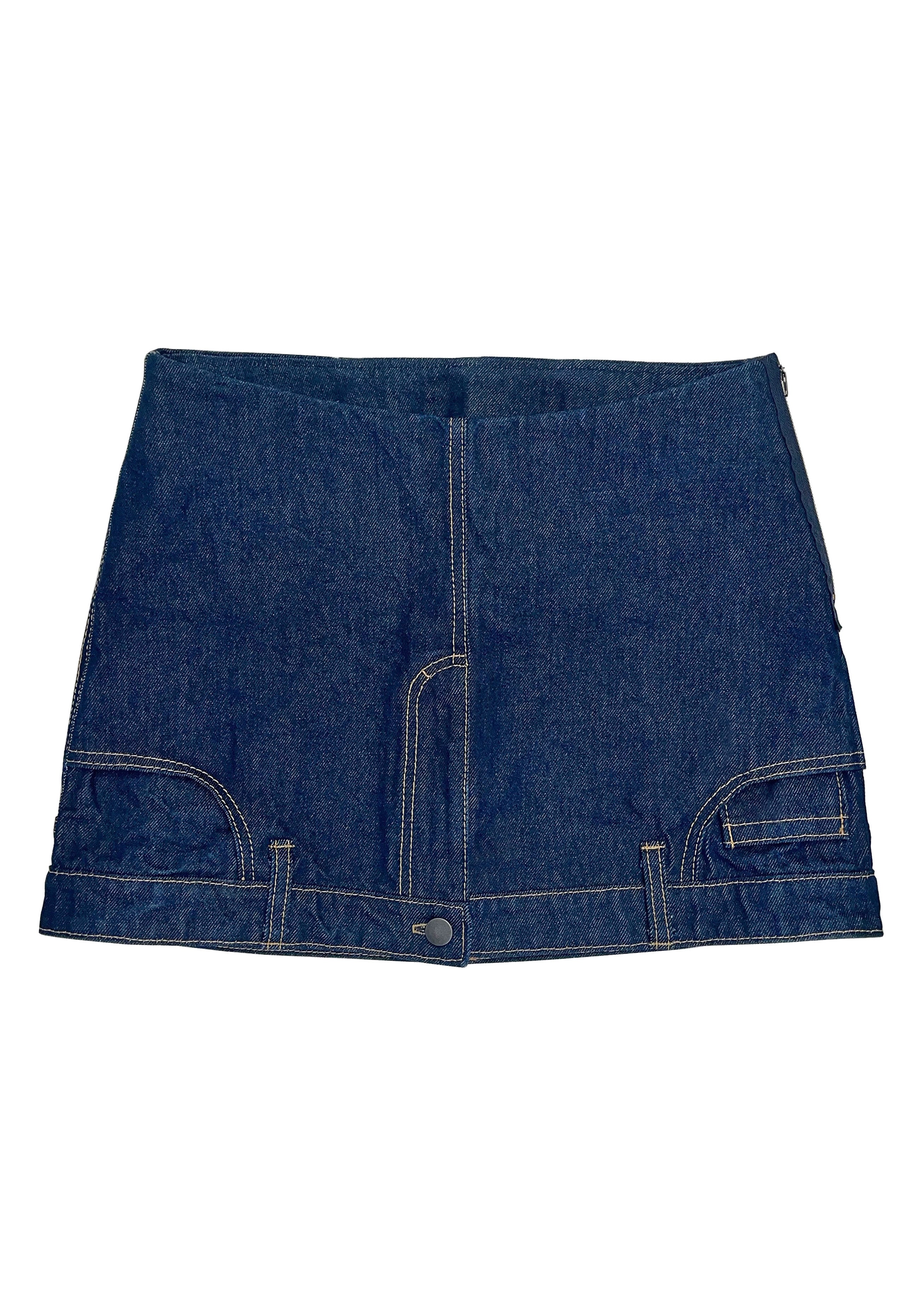 Upside Down Mini Skirt